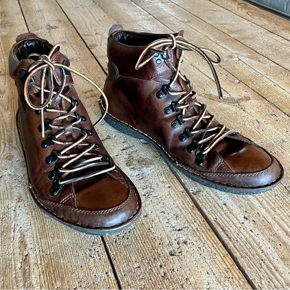 Pikolinos Men’s Brown Leather Ankle Boots Lace Up EU 43 US 10 - Picture 1 of 13